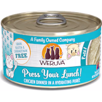 Weruva Pate Press Your Lunch! Chicken Dinner in a Hydrating Puree Wet Cat Food