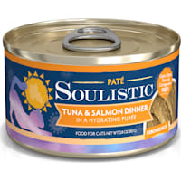Soulistic Pate Tuna & Salmon Dinner in a Hydrating Puree Wet Cat Food