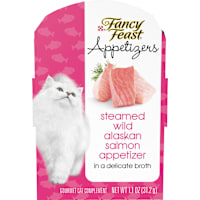 Fancy Feast Appetizers Steamed Wild Alaskan Salmon in Delicate Broth Wet Cat Food