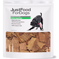 JustFoodForDogs Snacks Chicken Apple Bark Dog Treats