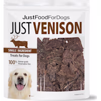 JustFoodForDogs Snacks Venison Cap Steak Dog Treats