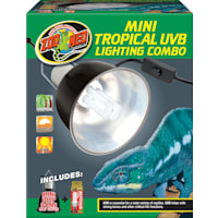Zoo Med Mini Tropical UVB Lighting Single Combo