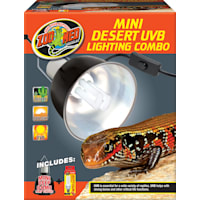 Zoo Med Mini Desert UVB Lighting Single Combo