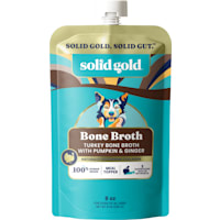 Solid Gold Turkey Bone Broth with Pumpkin & Ginger Topper with Collagen Wet Dog Food