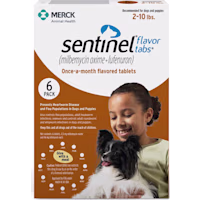 Sentinel Flavor Tabs for Dogs 2 to 10 lbs