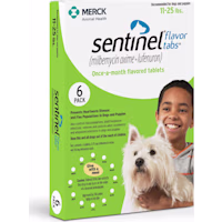 Sentinel Flavor Tabs for Dogs 11 to 25 lbs