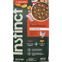 Instinct Raw Boost Gut Health Grain Free Recipe with Real Chicken Natural Dry Dog Food