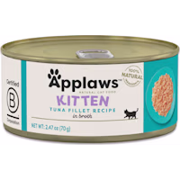 Applaws Natural Tuna Fillet in Broth Wet Kitten Food