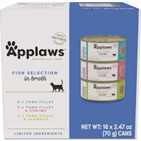 Applaws Natural Fish Selection in Broth Multipack Wet Cat Food