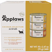 Applaws Natural Chicken Selection in Broth Multipack Wet Cat Food