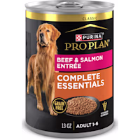 Purina Pro Plan Grain Free Classic Beef and Salmon Entree Dog Food