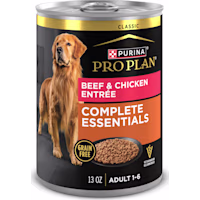 Purina Pro Plan Grain Free Classic Beef and Chicken Entree Dog Food Pate