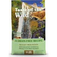 Taste of the Wild Rocky Mountain Grain-Free with Roasted Venison & Smoke-Flavored Salmon Dry Cat Food