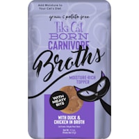 Tiki Cat Savory Broth with Meaty Bits Duck And Chicken Flavored Cat Treats