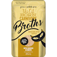 Tiki Cat Savory Broth with Meaty Bits Chicken Flavored Cat Treats