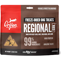 ORIJEN Freeze Dried Grain Free, High Protein, Raw Animal Ingredients, Regional Red Dog Treats