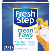 Fresh Step Clean Paws Unscented Multi Cat Clumping Litter
