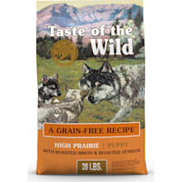 Taste of the Wild High Prairie Grain-Free Dry Puppy Food with Roasted Bison & Roasted Venison