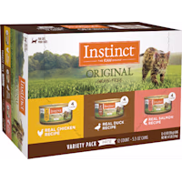 Instinct Original Grain Free Recipe Variety Pack Natural Wet Canned Cat Food