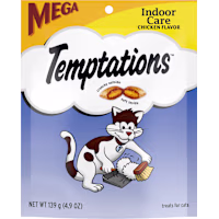 Temptations Indoor Care Chicken Flavor Crunchy and Soft Cat Treats