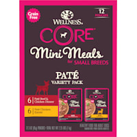 Wellness CORE Mini Meals Pates Variety Pack Wet Dog Food