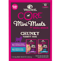 Wellness CORE Mini Meals Chunky Variety Pack Wet Dog Food