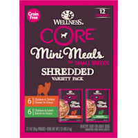 Wellness CORE Mini Meals Shredded Variety Pack Wet Dog Food