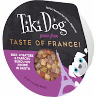 Tiki Dog Petites Gourmet International French Beef Burgundy Wet Food