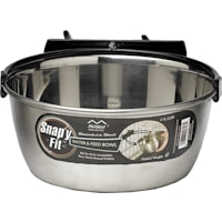Midwest Snap'y Fit Stainless Steel Water & Feed Bowl for Dogs