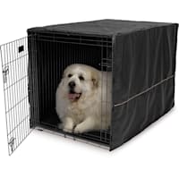 Midwest Quiet Time Black Crate Cover for Dogs