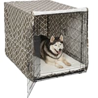 Midwest Quiet Time Defender Brown Crate Cover for Dogs
