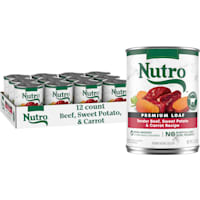 Nutro Premium Loaf Adult Natural Grain Free Tender Beef, Sweet Potato & Carrot Recipe Wet Dog Food