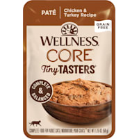 Wellness CORE Grain Free Tiny Tasters Chicken & Turkey Pate Wet Cat Food