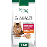 Nutro Wholesome Essentials Bag Hairball Control Chicken & Brown Rice Recipe Dry Cat Food
