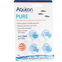 Aqueon PURE Live Beneficial Bacteria and Enzymes 4 ct.