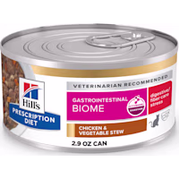 Hill's Prescription Diet Gastrointestinal Biome Stress Digestive Care Chicken & Vegetable Stew Cat Food