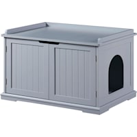 UniPaws Washroom Storage Bench for Cats