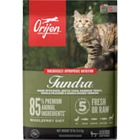 ORIJEN Grain Free Tundra Premium High Protein Fresh & Raw Animal Ingredients Dry Cat Food