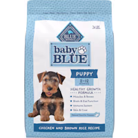 Blue Buffalo Baby Blue Healthy Growth Formula with DHA, Savory Chicken Recipe Natural Dry Food for Puppies