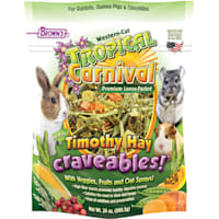 Brown's Tropical Carnival Timothy Hay Craveables with Veggies, Fruit & Oat Sprays for Small Animals