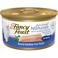 Fancy Feast Gourmet Naturals Rainbow Trout Recipe Gravy Wet Cat Food