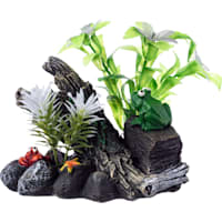 GloFish Driftwood Ornament Detailed Changes Color Under Blue And Black LED Lights Aquarium Decor