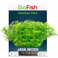 GloFish Java Moss Green Plant Fluorescent Under Blue LED Light Aquarium Decor
