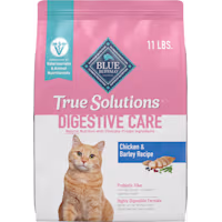 Blue Buffalo True Solutions Blissful Belly Digestive Care Chicken Natural Dry Food for Adult Cats