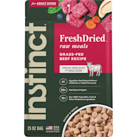 Instinct Freeze Dried Raw Meals Grain Free Real Beef Recipe Dog Food