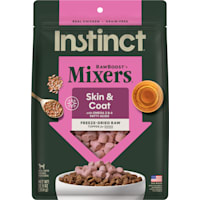 Instinct Freeze Dried Raw Boost Mixers Grain Free Skin & Coat Health Recipe All Natural Dog Food Topper