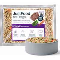 JustFoodForDogs Vet Support Diets Renal Support, Low Protein Frozen Dog Food