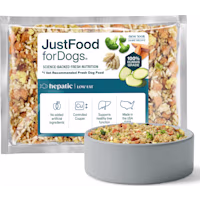 JustFoodForDogs Vet Support Diets Hepatic Support, Low Fat Frozen Dog Food
