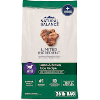 Natural Balance Limited Ingredient Large Breed Adult Dry Dog Food with Healthy Grains Lamb & Brown Rice Recipe