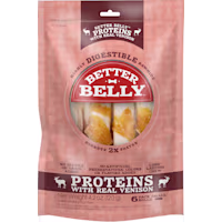 Better Belly Proteins With Real Venison Digestible Small Dog Chew